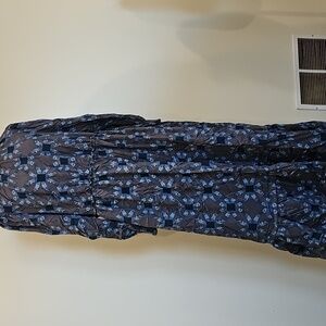 Universal Thread Navy Cottagecore Maxi Dress